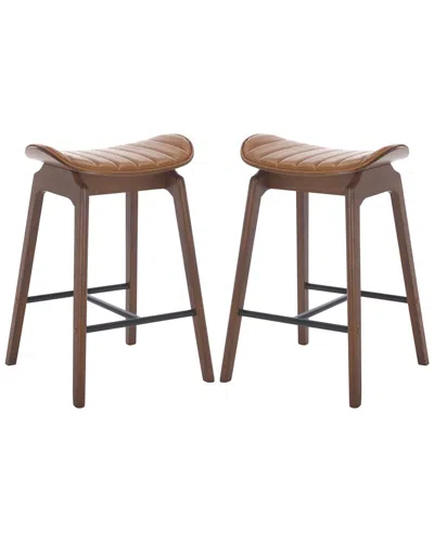 Safavieh Couture Elline Wood Counter Stool