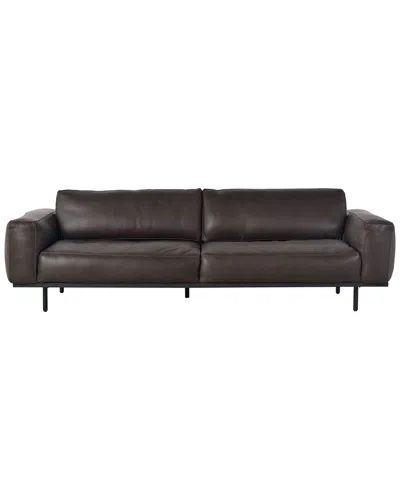 SAFAVIEH COUTURE SAFAVIEH COUTURE ELYSSA LEATHER SOFA