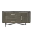 Safavieh Couture Everlyse Marble Top Sideboard In Silver