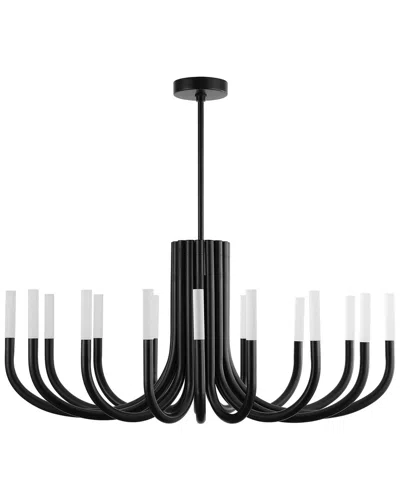 Safavieh Couture Evonne Metal 12 Light Chandelier In Black