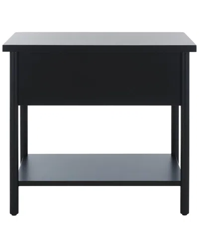 Safavieh Couture Fayletta 1 Drawer Wood Nightstand In Black