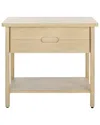 Safavieh Couture Fayletta 1 Drawer Wood Nightstand In Brown
