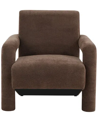 Safavieh Couture Faylin Boucle Accent Chair In Brown