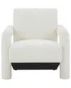 Safavieh Couture Faylin Boucle Accent Chair In White