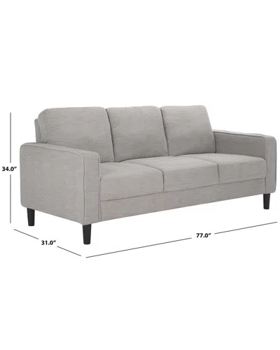 Safavieh Couture Felicianya Modern 3-seater Sofa In Gray