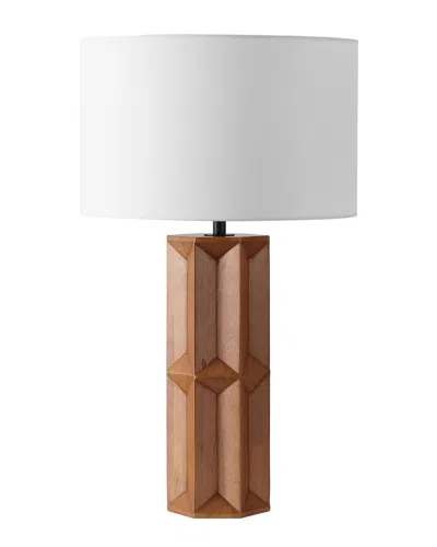 Safavieh Couture Ferdinand Wood Table Lamp In Brown