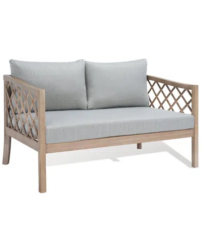 Safavieh Couture Fiji Rope Patio Sofa In Brown