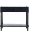 Safavieh Couture Filbert 2 Drawer Console Table In Black