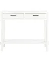 Safavieh Couture Filbert 2 Drawer Console Table In White