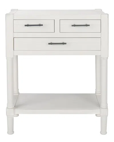 Safavieh Couture Filbert 3-drawer Console Table In White