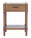 Safavieh Couture Filbert Accent Table In Brown