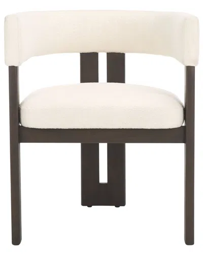 Safavieh Couture Florabelle Boucle Arm Chair In Brown