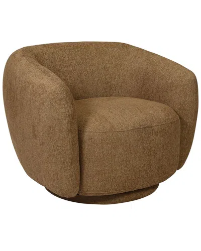 Safavieh Couture Florentina Swivel Chair In Brown
