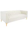 Safavieh Couture Florentino Tufted Sofa In Cream
