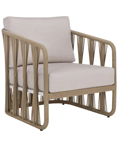 Safavieh Couture Franklyn Rope Patio Chair In Brown