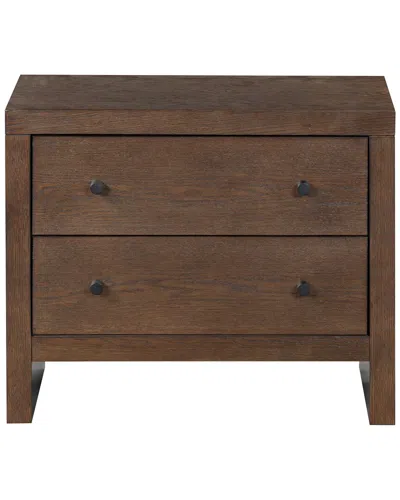 Safavieh Couture Frederick 2 Drawer Wood Nightstand In Brown