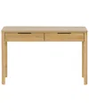 Safavieh Couture Gabrietta 2 Drawer Wood Desk In Brown