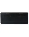 Safavieh Couture Gabrietta 2 Drawer Wood Tv Stand In Black