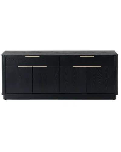 Safavieh Couture Gabrietta 2 Drawer Wood Tv Stand In Black
