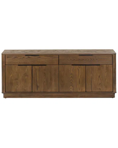 Safavieh Couture Gabrietta 2 Drawer Wood Tv Stand In Brown