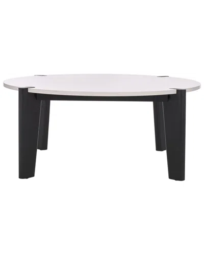 Safavieh Couture Garcia Marble Top Coffee Table In Black