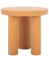 Safavieh Couture Gilligan Cork 3 Leg Accent Table