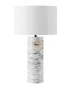 Safavieh Couture Gizelle Round Marble Table Lamp In White