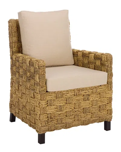 Safavieh Couture Gregory Tall Accent Chair In Brown