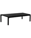 Safavieh Couture Guam Aluminum Outdoor Coffee Table In Black