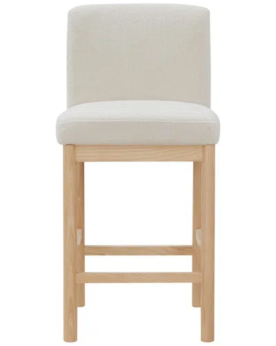 Safavieh Couture Halcy Boucle Counter Stool In White