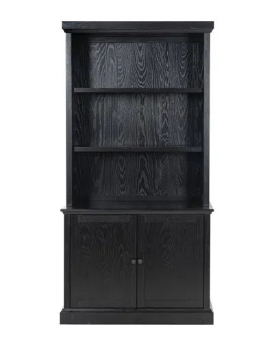 Safavieh Couture Haylina 4-shelf Wood Bookcase In Black