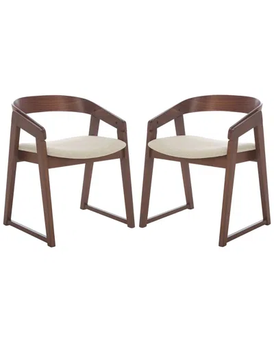 SAFAVIEH COUTURE SAFAVIEH COUTURE HILDABRYNA WOOD DINING CHAIR