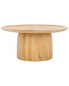 Safavieh Couture Hope Round Wood Coffee Table
