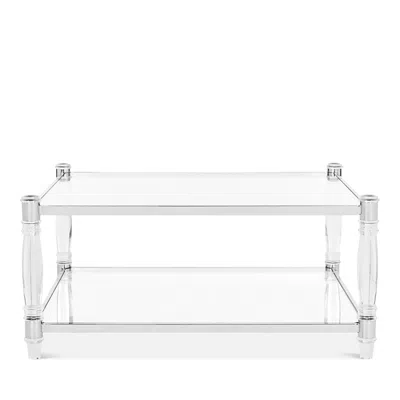 Safavieh Couture Isabelle Acrylic Coffee Table In Silver