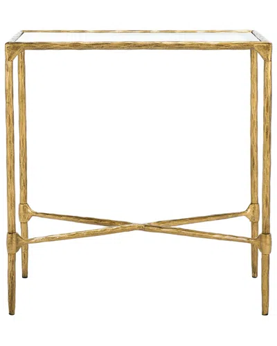Safavieh Couture Isabellina Metal Accent Table In Gold