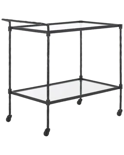 Safavieh Couture Isabellina Metal & Glass Bar Cart