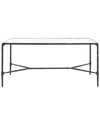 Safavieh Couture Isabellina Metal & Glass Coffee Table