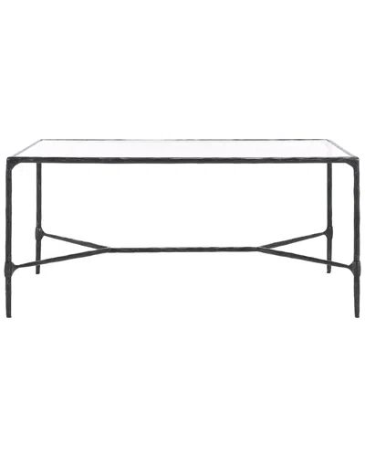 SAFAVIEH COUTURE SAFAVIEH COUTURE ISABELLINA METAL & GLASS COFFEE TABLE
