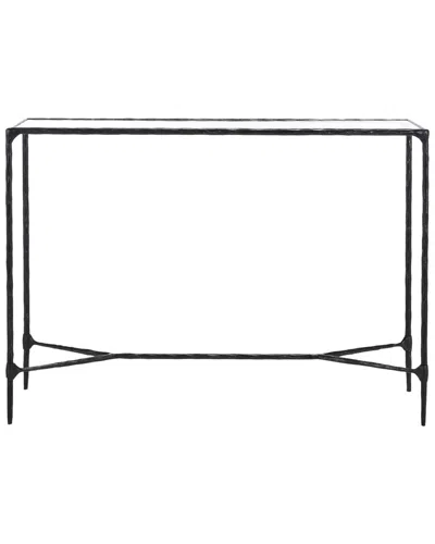 SAFAVIEH COUTURE SAFAVIEH COUTURE ISABELLINA METAL & GLASS CONSOLE TABLE