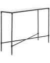 Safavieh Couture Isabellina Metal & Marble Console Table In Black