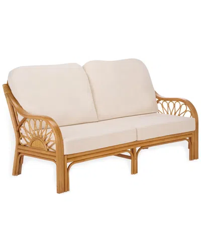 Safavieh Couture Isaias Rattan Loveseat In Multi