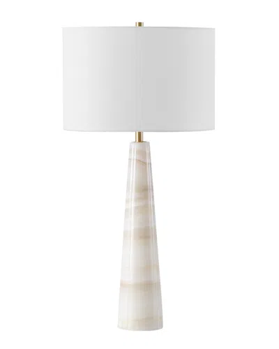 Safavieh Couture Ismeralda Jade Stone Table Lamp In Neutral