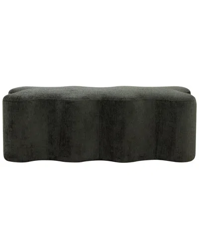Safavieh Couture Jacqualessa Chenille Bench In Green