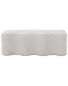 Safavieh Couture Jacqualessa Chenille Bench In White