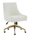 Safavieh Couture Jakob Adjustable Desk Chair In White