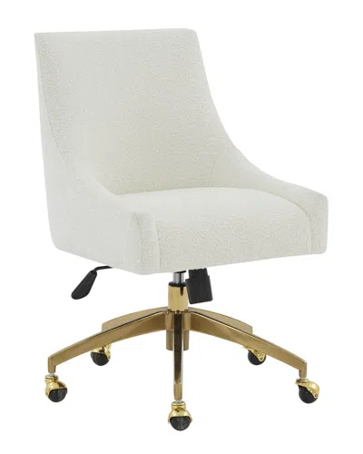 Safavieh Couture Jakob Adjustable Desk Chair In White