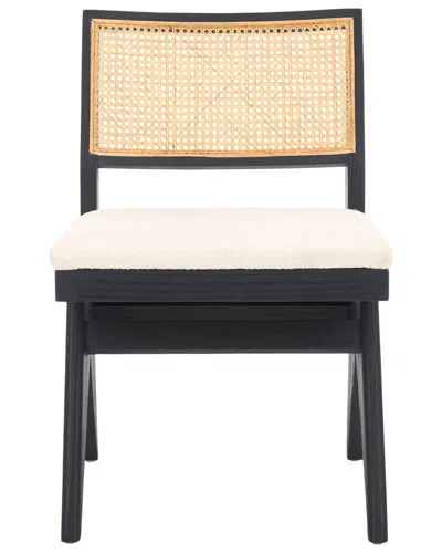 Safavieh Couture Jaqueline Rattan Back Chair In Blue