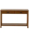 Safavieh Couture Jaylessa Wood 2 Drawer Console Table In Brown
