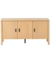 Safavieh Couture Jaylessa Wood 3 Door Sideboard In Brown