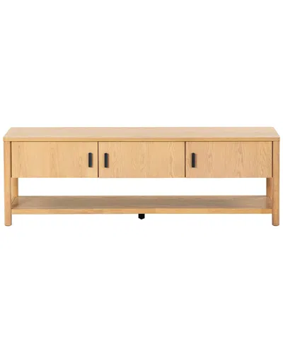 Safavieh Couture Jaylessa Wood 3 Door Tv Stand In Brown